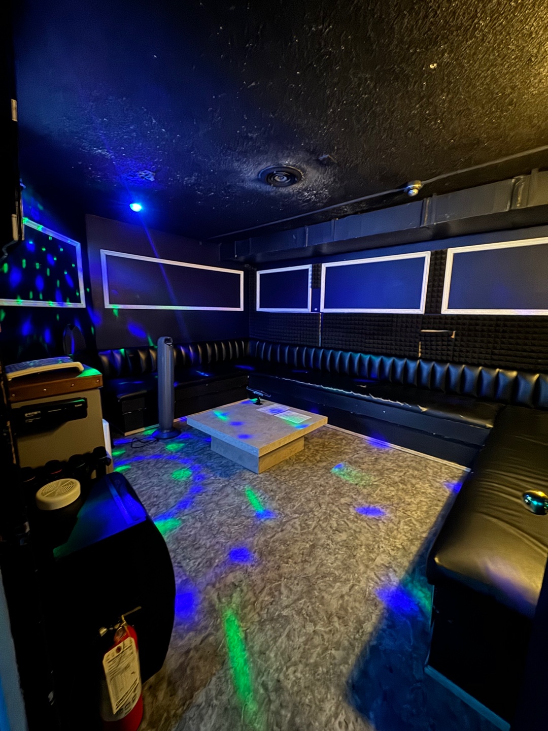 Large karaoke room at The K Karaoke Christie