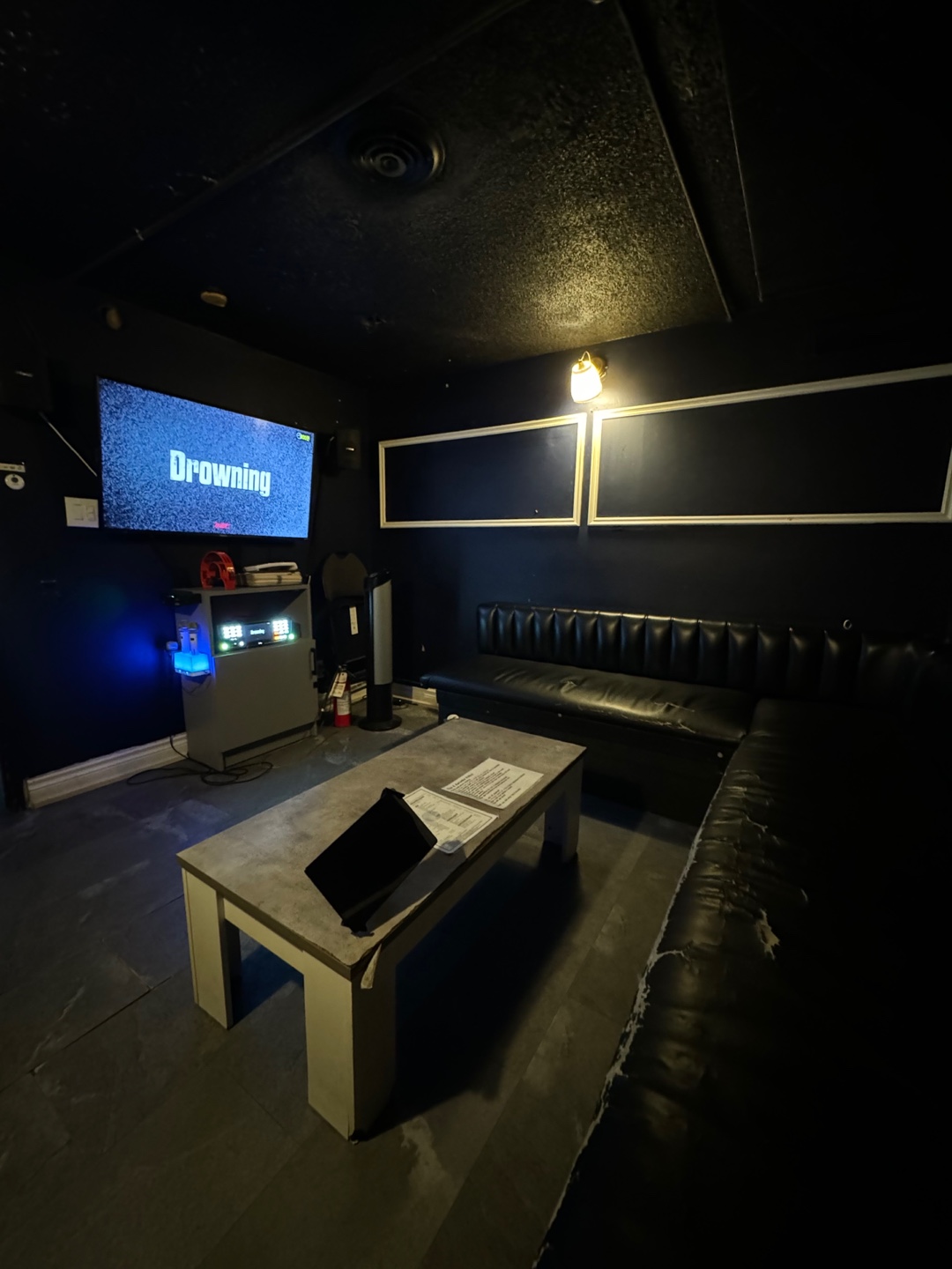 Large karaoke room at The K Karaoke Christie