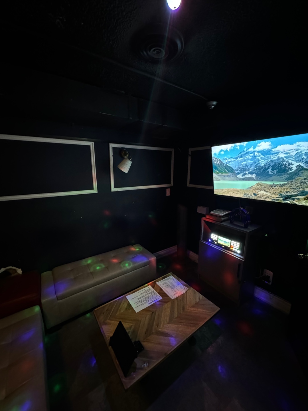 Small karaoke room at The K Karaoke Christie