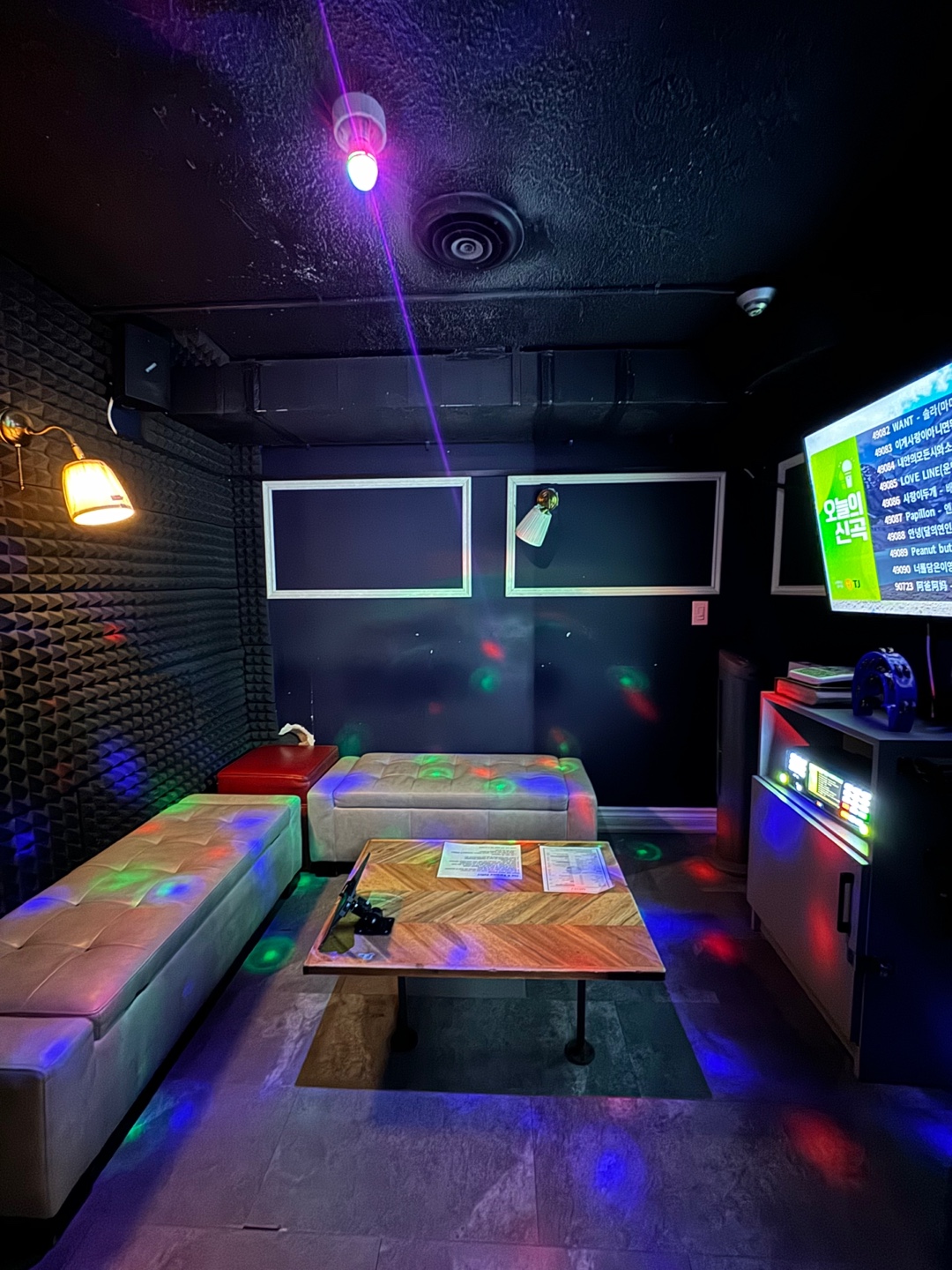 Small karaoke room at The K Karaoke Christie